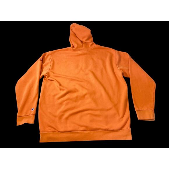 CLEMSON TIGERS Sweatshirt Men Size XL Orange Hoodie Champion Fleece Pullover - Picture 7 of 9